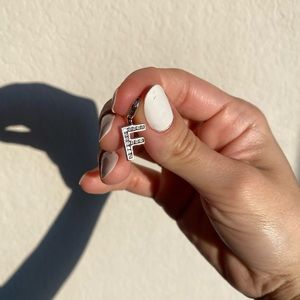 Thomas Sabo Charm Letter F in Silver/zirconia